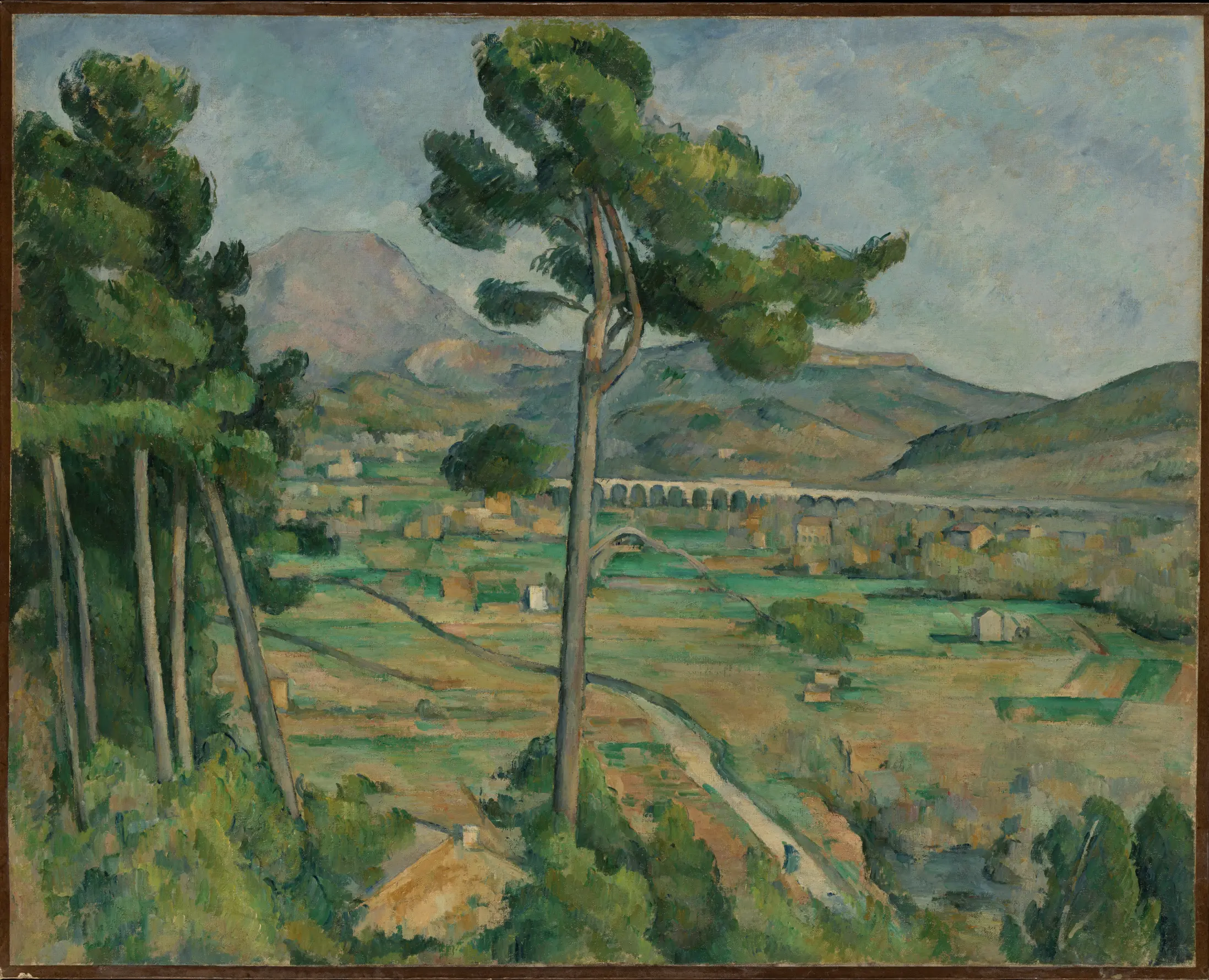 *Mont Sainte-Victoire and the Viaduct of the Arc River Valley* (Paul Cézanne, 1882–1885)