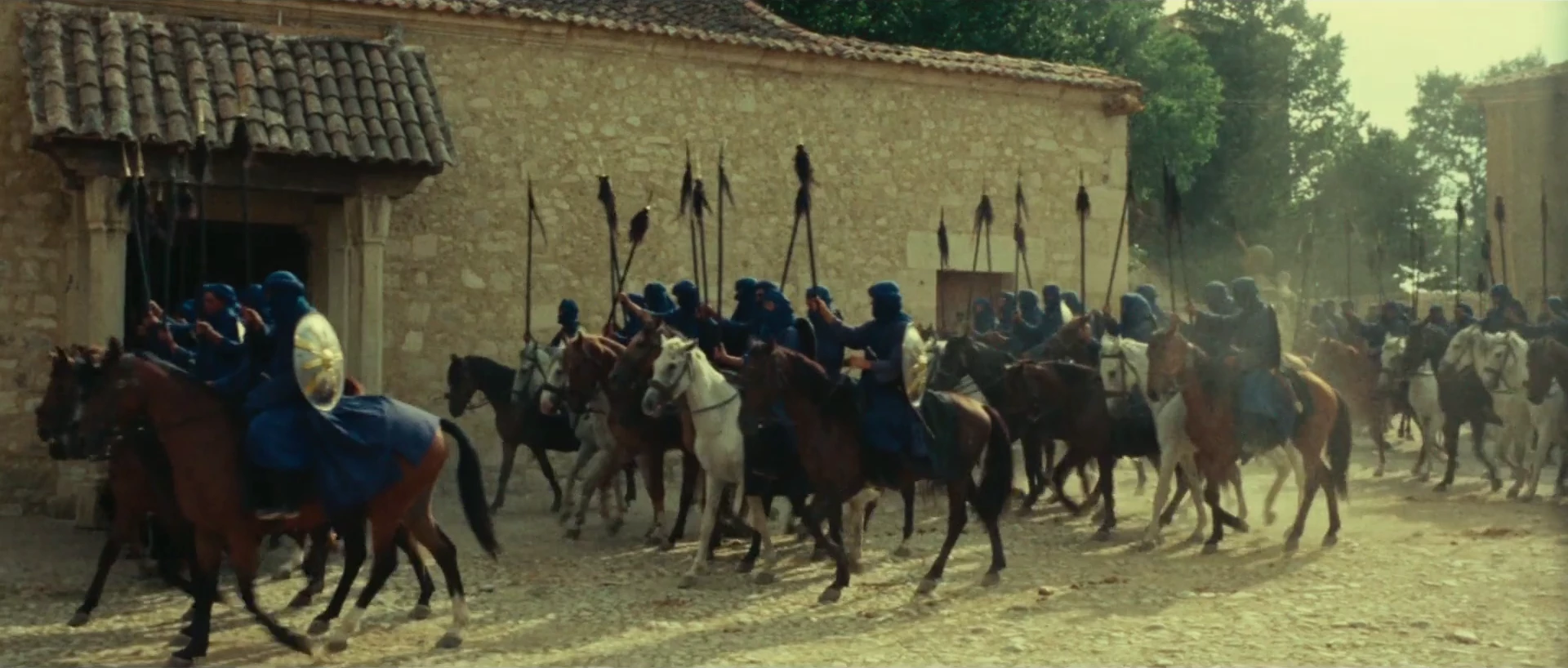 But, inexplicably, through a shot change, they just keep coming.