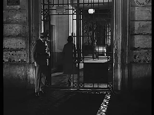 The final six shots of the film, ending with the cop smoking a cigarette.